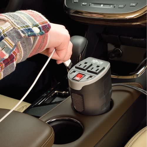 Tripp Lite 200W auto-omvormer met 2 stopcontacten--(beste omvormer voor auto's)