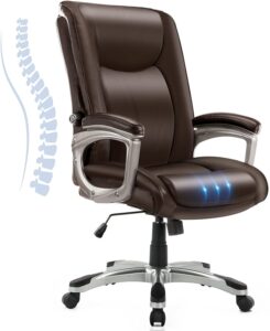 Cadeira executiva de mesa de escritório ergonômica ajustável