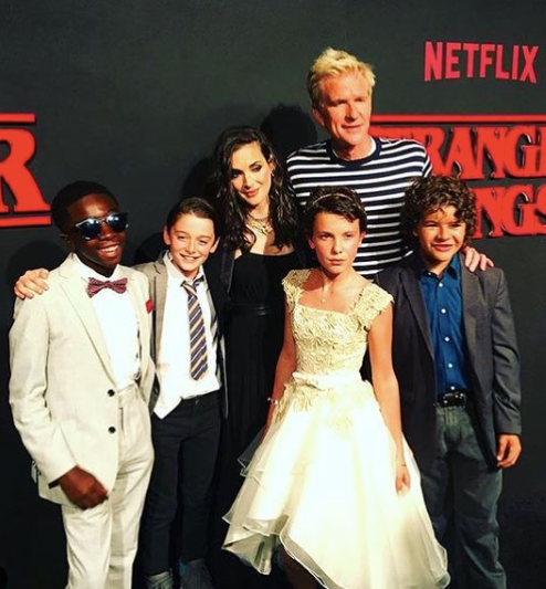 Noah with stranger things cast