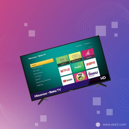 TELEVISOR LED INTELIGENTE ROKU DE 32" HISENSE MODELO 2024