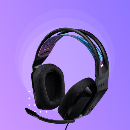 Logitech g335 wired gaming headset with microphone