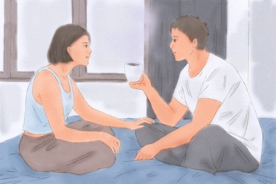 relationship comfort - talk to your partner
