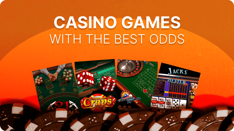 Mejores y peores probabilidades en juegos de casino populares