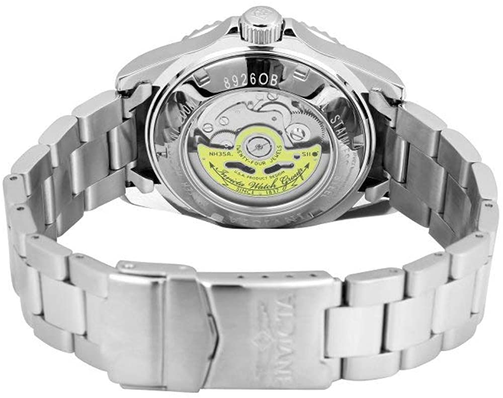 Мужские автоматические часы Invicta Pro Diver 40 мм из нержавеющей стали — (лучшие автоматические часы до 500 долларов)