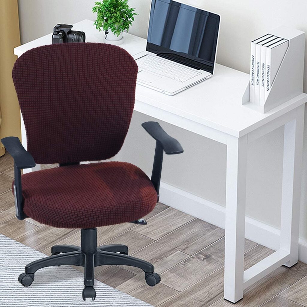 Removable Stretch Desk Chair Cover Suitable for Most Office Computer Chairs 
