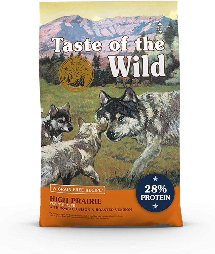 Taste of the Wild Cibo per cani ad alto contenuto proteico--(Il miglior cibo per cani per le allergie)