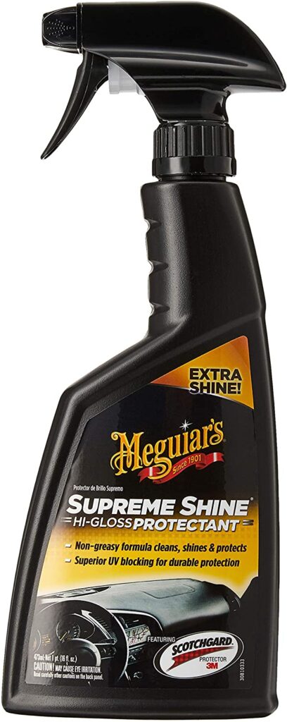 Meguiar's G4016 Supreme Shine Protectant-16 oz--(La mejor cera para autos negros)
