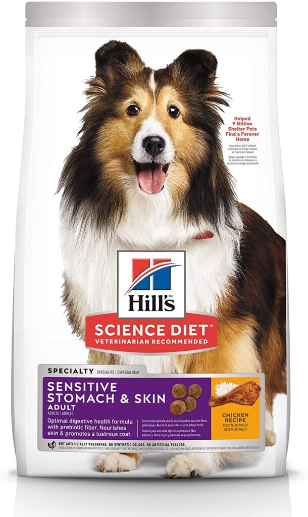 Nourriture sèche pour chiens Hill's Science Diet -- (meilleure nourriture pour chiens contre les allergies)