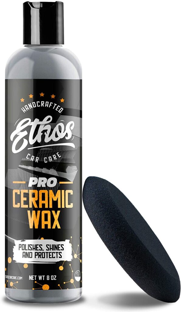 Ethos Handcrafted Car Care Ceramic Wax PRO – (Bestes Autowachs für schwarze Autos)