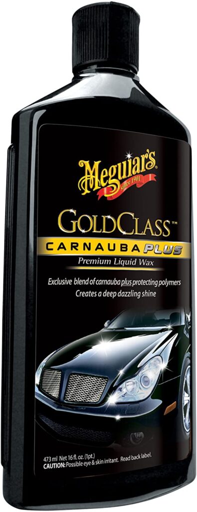 Meguiar's G7016 Gold Class Carnauba Plus Premium Flüssigwachs – (Bestes Autowachs für schwarze Autos)