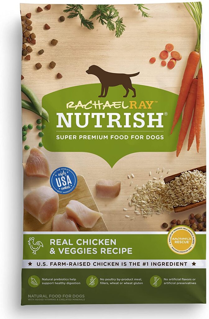 Rachael Ray Nutrish 超级优质干狗粮——（过敏的最佳狗粮）